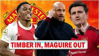 Ten Hag To Sale Harry Maguire On Jurrien Timber's Stance | Pellistri Calls For More Opportunities !!