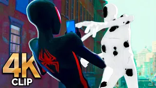 Miles Morales Vs Spot - Fight Scene | SPIDER MAN ACROSS THE SPIDER VERSE (2023) Movie CLIP 4K