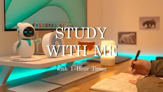 1-HOUR STUDY WITH ME🌞/ Let's study with relaxing piano music☕️ / 勉強動画 / 作業用 / Relaxing Piano