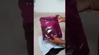 party wear gown unboxing / meesho gown / #shorts / 500 only / quality 👌👌👌