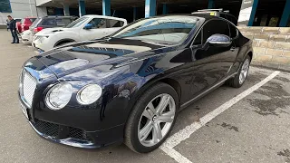 Бу Bentley Continental GT 2012г. 6.0, 575л.с. за 4.500.000 рублей, гос. номер за 500.000 рублей.