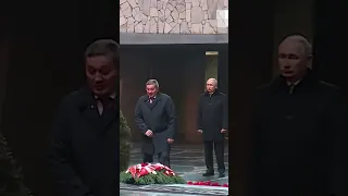 Владимир Путин на Мамаевом Кургане. Сталинград -Волгоград 02.02.2023