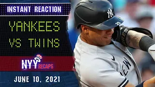 Yankees vs Twins | Highlights and Instant Reaction 6/10/21