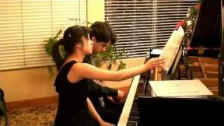 Sonata piano duet by Poulenc