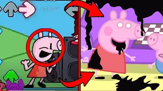 References in Pibby VS Pibbified Peppa Pig x FNF | Come and Learn with Pibby