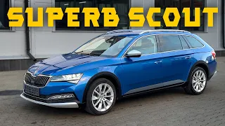 Кросс-універсал Skoda Superb SCOUT 2.0TDI+DSG7 з Німеччини 🇩🇪