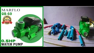 WATER PUMP MARFLO QB60 Unboxing and installation