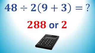 48÷2(9+3) = ? | Viral Problem | Correct Answer Explained Inside