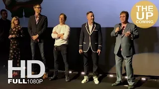 Sherlock Gnomes presentation with Elton John and James McAvoy at London premiere