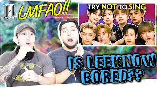 Stray Kids Try Not To Sing Or Dance Challenge! | K-Pop Stars React | REACTION