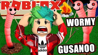 El Gusano EXE me Atrapa | Me Convierto en un Gusano | Roblox Wormy Karim Juega