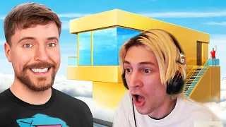 xQc Reacts to '$1 Vs $100,000,000 House!' | MrBeast