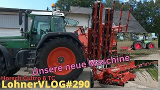 LohnerVLOG#290 Die neue Maschine ist da I Horsch Cultro 6 TC Ersteinsatz, was kann eine Messerwalze?