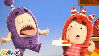 Cheeky Little Sample | Oddbods - Food Adventures | Cartoons for Kids