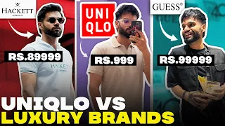 UNIQLO vs LUXURY Men Clothing Stores Of India | UNIQLO Summer Haul For Men | BeYourBest San Kalra​