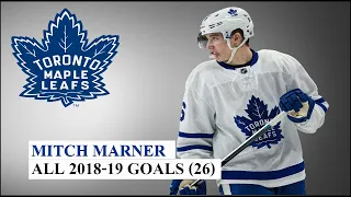 Mitch Marner (#16) All 26 Goals of the 2018-19 NHL Season