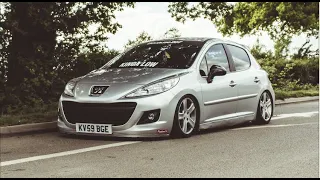 Slammed Static peugeot 207