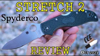 FULL Review of the Spyderco Stretch 2 - Model C90PGRE2 with ZDP-189 #stretch2 #spyderco