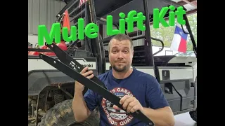 Kawasaki Mule Lift Kit Install