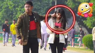 Pulling Strangers Cheeks Prank On Cute Girls || @aryanprankhub2312  || Cheeks Pulling Prank ||