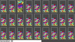 Evolving AI Learns to Play Tetris 🧱🤖