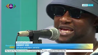 Keeny Ice performs on Breakfast Daily