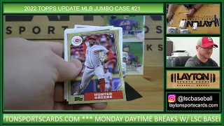 J-ROD RC AUTO! 2022 Topps Update Series Baseball Jumbo 6 Box FULL CASE Break #21