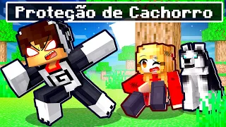 VIREI um CACHORRO e salvei a GAROTA no Minecraft