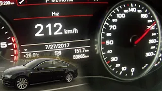 2014 AUDI A7 3.0 TDI 272hp 0-250 KMH ACCELERATION