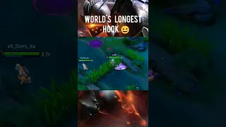 World's Longest Hook 😆|#aov #cot #rov #liênquânmobile #mlbb #grakk #franco #hook #oneshot