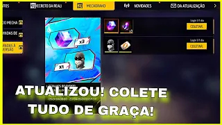 ATUALIZOU! CUBO MÁGICO DE GRAÇA E BARBA DO VELHO DE VOLTA NO EVENTO MECADRAKO FREE FIRE ATUALIZAÇÃO