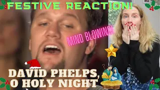 FESTVE REACTION! David Phelps, O Holy Night 🎄🙏🏻🌟 #FestiveReactions #David Phelps #ALittleMoreOfLisa