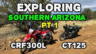 Southern Arizona Dual Sport Trail Exploring #Honda #CT125 #CRF300L