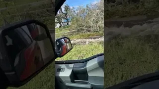 Hurricane Ian: Damage in Myakka City, Florida