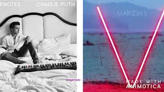 Charlie Puth vs Maroon 5 'The Way I Am, Sugar' Mash Up