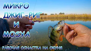 Ловля окуня с берега на микро джиг-риг(jig rig). Уловистая оснастка  на ОКУНЯ!!!