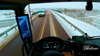 POV driving Poland to NL through the Germany winter Nikotimer