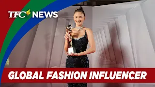 2015 Miss Universe Pia Wurtzbach kinilala bilang 'Global Fashion Influencer of the Year' sa Dubai