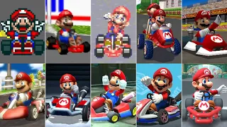 Evolution Of Mario In Mario Kart Games [1992-2019]