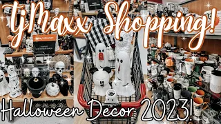 NEW! TJMAXX Halloween Decor Shop With Me 2023! All New Decor Finds At HomeGoods!