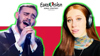 ENGLISH GIRL REACTS TO  POLAND'S SONG FOR EUROVISION 2022 // KRYSTIAN OCHMAN "RIVER"