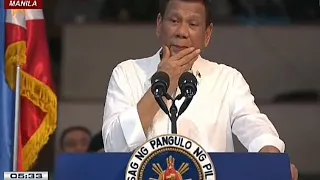 Pres. Rodrigo R. Duterte (Quirino Granstand)  Graces the Closing Ceremony OT ROTC Summit