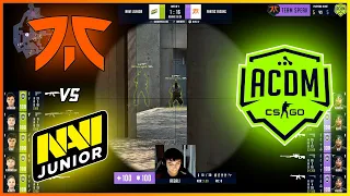 Play-In grand final | NaVi JR vs Fnatic Rising | WePlay Academy League Season 1 - HiGHLiGHTS | CSGO