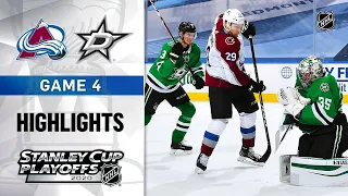 NHL Highlights | Second Round, Gm4 Avalanche @ Stars - Aug. 30, 2020
