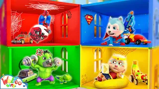 Tantrum Superhero! Four Color Playhouse Song - Imagine Kid Song & Nursery Rhymes | Wolfoo Kids Songs
