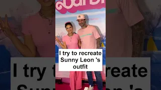 I try to recreate Sunny Leon 's outfit 😲😲#shorts#youtubeshorts