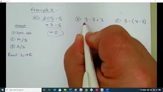 MATH 1350 - CH 5 SEC 1 - Addition and Subtraction of Integers - DAY 16