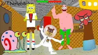 Spongebob basics v3 - Baldi's Basics V1.4.1 Mod