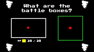 What are the UTDR Battle Boxes? | Undertale/Deltarune Theory