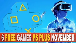 Playstation Plus November 2021 Will Include 6 Free Games